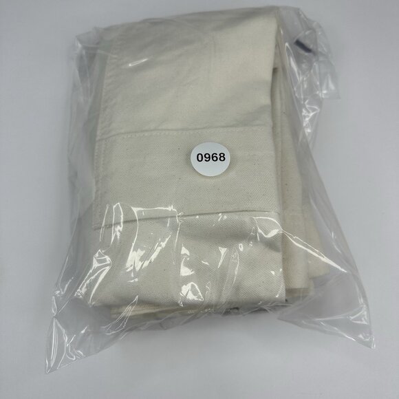 Everlane‎ Women's Bone The Cross Back Canvas Apron Mini Dress L/C40 - Picture 14 of 15